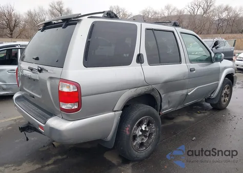 2001 Nissan Pathfinder Se из США, поврежденный, VIN JN8DR09Y71W605359